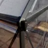 Serre de jardin en aluminium gris et polycarbonate Balance