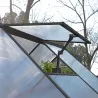 Serre de jardin en aluminium gris et polycarbonate Balance