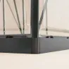 Serre de jardin en aluminium gris et polycarbonate Harmony