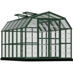 Serre de jardin en aluminium vert et polycarbonate Grand Gardener