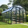 Serre de jardin en aluminium vert et polycarbonate Grand Gardener