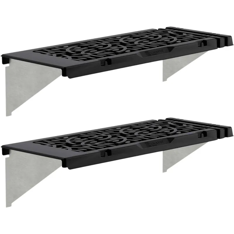 Kit d'étagère en polypropylène pour serre de jardin (Lot de 2)