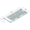 Kit d'étagère en polypropylène pour serre de jardin (Lot de 2)