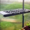 Kit d'étagère en polypropylène pour serre de jardin (Lot de 2)