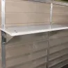 Kit d'étagères pour abri de jardin Skylight et Rubicon
