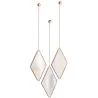 Miroir design suspendu Dima (Lot de 3)