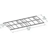 Marquise de porte en aluminium blanc et polycarbonate transparent Bordeaux