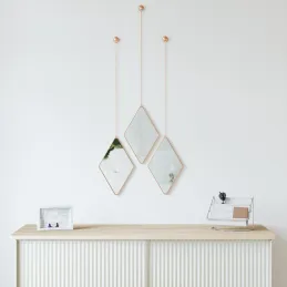 Miroir design suspendu Dima (Lot de 3)