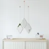 Miroir design suspendu Dima (Lot de 3)
