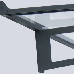 Abri terrasse auvent en aluminium et polycarbonate Vega
