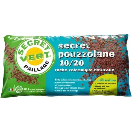 Secret Pouzzolane rouge 20 litres