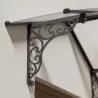 Marquise de porte en aluminium et poylcarbonate Iris