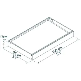Marquise de porte en aluminium blanc et polycarbonate Sophia