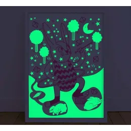 Poster phosphorescent 30 x 40 cm