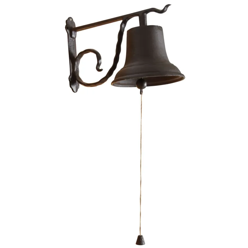 Grande cloche de jardin en fonte