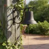 Grande cloche de jardin en fonte