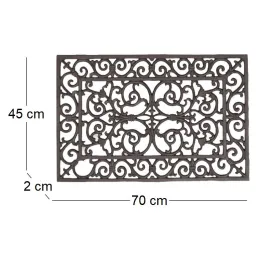 Paillasson de jardin en fonte