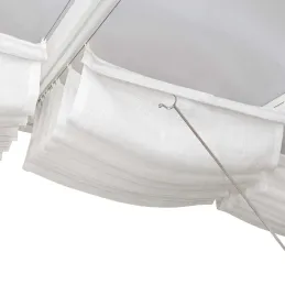 Stores de toit effet lin pour pergola