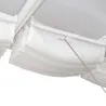 Stores de toit effet lin pour pergola