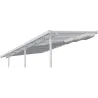 Stores de toit effet lin pour pergola
