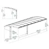 Carport en aluminium et polycarbonate Arizona Wave