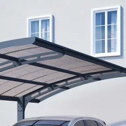 Carport en aluminium et polycarbonate Arizona Wave