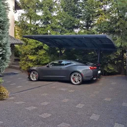 Carport en aluminium et polycarbonate Arizona Wave
