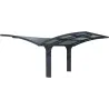 Carport en aluminium et polycarbonate Arizona Wave