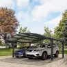 Carport en aluminium et polycarbonate Arizona Wave