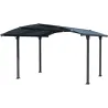Carport en aluminium et polycarbonate Arcadia