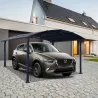 Carport en aluminium et polycarbonate Arcadia