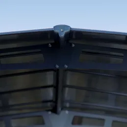 Carport en aluminium et polycarbonate Arcadia