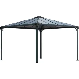 Tonnelle de jardin en aluminium et polycarbonate Palermo
