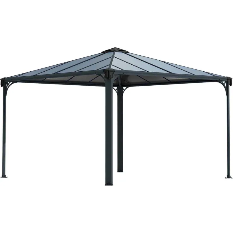 Tonnelle de jardin en aluminium et polycarbonate Palermo