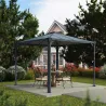 Tonnelle de jardin en aluminium et polycarbonate Palermo