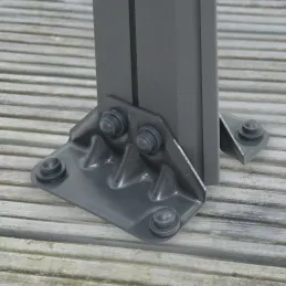 Tonnelle de jardin en aluminium et polycarbonate Palermo