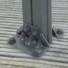 Tonnelle de jardin en aluminium et polycarbonate Palermo
