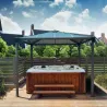 Tonnelle de jardin en aluminium et polycarbonate Palermo