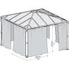 Rideaux pour tonnelles de jardin Palermo et Martinique