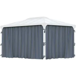 Rideaux pour tonnelles de jardin rectangulaires Martinique 4.3 m