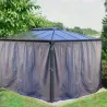 Rideaux pour tonnelles de jardin rectangulaires Martinique 4.3 m