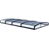 Abri piscine téléscopique en aluminium et polycarbonate Majorca