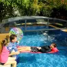 Abri piscine téléscopique en aluminium et polycarbonate Majorca