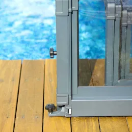 Abri piscine téléscopique en aluminium et polycarbonate Majorca