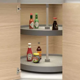 Jeu de plateaux circulaires pour meuble de cuisine Shelvo