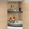 Jeu de plateaux circulaires pour meuble de cuisine Shelvo