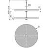 Jeu de plateaux circulaires pour meuble de cuisine Shelvo