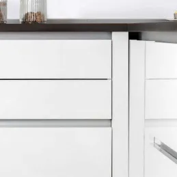 Kit de 2 profils centraux pour meubles de cuisine Gola