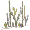 Cadre en métal Cactus 90 x 2.5 x 64 cm