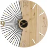 Horloge murale en métal Wordy 60 x 3.5 cm